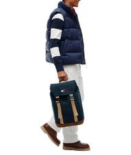 TOMMY HILFIGER TJM COLORBLOCK Rucksack mit Klappe - Rucks&auml;cke f&uuml;r Schule &amp; Freizeit
