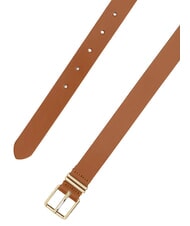 TOMMY HILFIGER TH SQUARE Lederg&uuml;rtel Wintercognac - G&uuml;rtel - 2