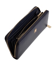 TOMMY HILFIGER TH ICON Rei&szlig;verschluss-Geldb&ouml;rse Raum blau - Brieftaschen Damen - 3