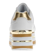 GUESS HANSIN4 Turnschuhe wei&szlig;es Platin - Damenschuhe - 4
