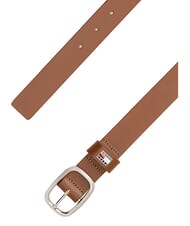 TOMMY HILFIGER TOMMY JEANS OVAL  Verk&uuml;rzbarer Lederg&uuml;rtel Cognac - G&uuml;rtel - 2