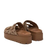 GUESS FAXON2 6,5 cm Keilsandalen Beige / Braun - Damenschuhe - 3