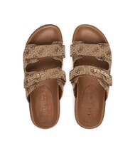 GUESS FAXON2 6,5 cm Keilsandalen Beige / Braun - Damenschuhe - 4