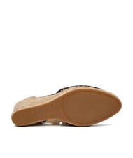 GUESS CHEYIN Espadrille-Sandalen mit 10 cm Absatz schwarz nat&uuml;rlich - Damenschuhe - 5
