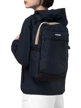 MID LAON Wasserabweisender Nylon-Rucksack blaue Tiefe - Rucks&auml;cke f&uuml;r Schule &amp; Freizeit