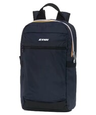 KWAY MID LAON Wasserabweisender Nylon-Rucksack blaue Tiefe - Rucks&auml;cke f&uuml;r Schule &amp; Freizeit - 3