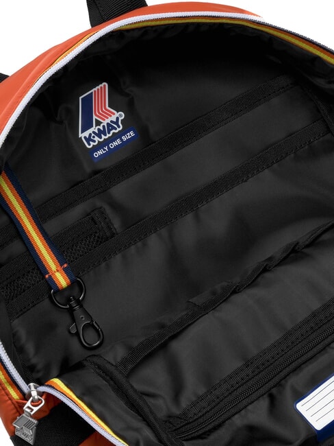 MID LAON Wasserabweisender Nylon-Rucksack orange-br&auml;unlich - Rucks&auml;cke f&uuml;r Schule &amp; Freizeit