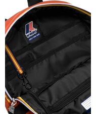 KWAY MID LAON Wasserabweisender Nylon-Rucksack orange-br&auml;unlich - Rucks&auml;cke f&uuml;r Schule &amp; Freizeit - 4