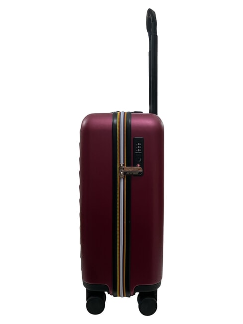 EUDOXIE LOGO Handgep&auml;ckwagen mit K-Way-Monogramm rot dunkel - Handgep&auml;ck
