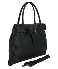 GABS ELIF Mittelgro&szlig;e Lederclutch mit Schulterriemen Schwarz - Damentaschen - 2