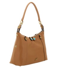GABS THAMARA PLUS Mittelgro&szlig;e Schultertasche aus Leder L&ouml;we/Gams - Damentaschen - 4