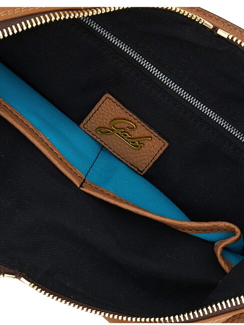 THAMARA PLUS Mittelgro&szlig;e Schultertasche aus Leder L&ouml;we/Gams - Damentaschen