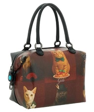 GABS G3 PLUS Mittlere Einkaufstasche, wandelbar weltweit Katzen rot - Damentaschen - 4