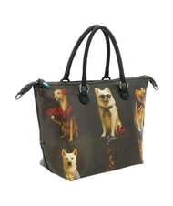 GABS G3 PLUS Mittlere Einkaufstasche, wandelbar weltweit Hunde grau - Damentaschen - 2