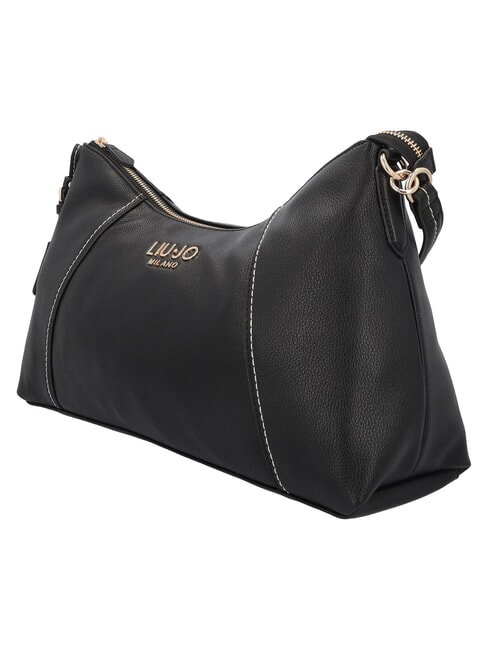 TREPIDA Schultertasche mit Schultergurt SCHWARZ - Damentaschen