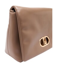 LIUJO LAPUFFY Schultertasche mit Schultergurt Mokka - Damentaschen - 5