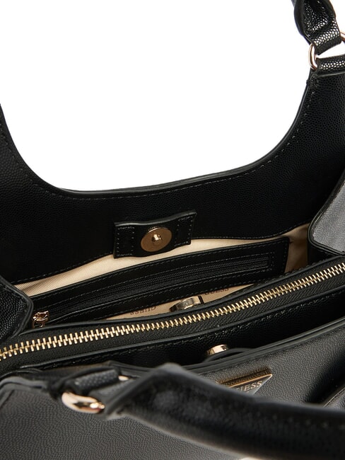 ISOBEL Schultertasche mit Schultergurt SCHWARZ - Damentaschen