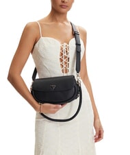 GUESS DANYA Schultertasche mit Schultergurt SCHWARZ - Damentaschen - 2