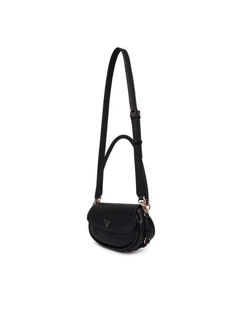 DANYA Schultertasche mit Schultergurt SCHWARZ - Damentaschen