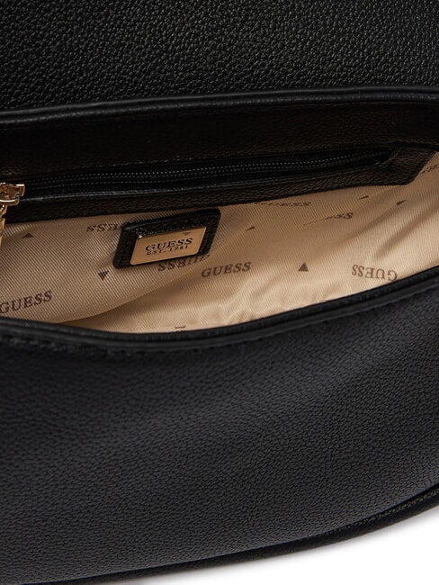 DANYA Schultertasche mit Schultergurt SCHWARZ - Damentaschen