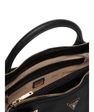 GUESS EVIE Handtasche mit abnehmbarem Schultergurt SCHWARZ - Damentaschen - 6
