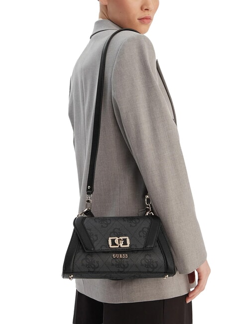 KARNILLA Schultertasche mit Schultergurt Kohle - Damentaschen