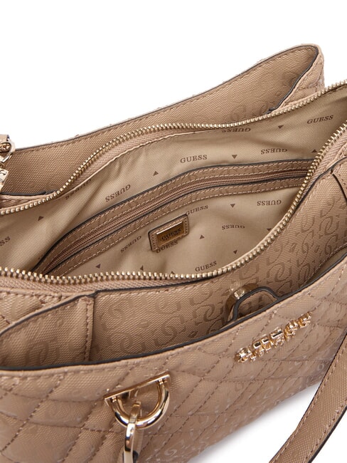 ISEMAY Handtasche mit Schulterriemen blasser Mokka - Damentaschen
