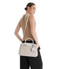GUESS MELINDA Handtasche mit Schulterriemen Off-White-Logo - Damentaschen - 2