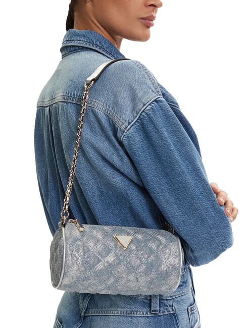 GIULLY 2 Mini-Schultertasche Metallic-Denim - Damentaschen