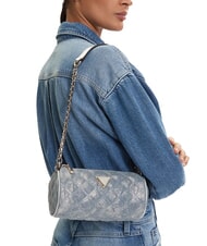 GUESS GIULLY 2 Mini-Schultertasche Metallic-Denim - Damentaschen - 2
