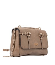GUESS LEONA Schultertasche / Umh&auml;ngetasche BEIGE - Damentaschen - 2