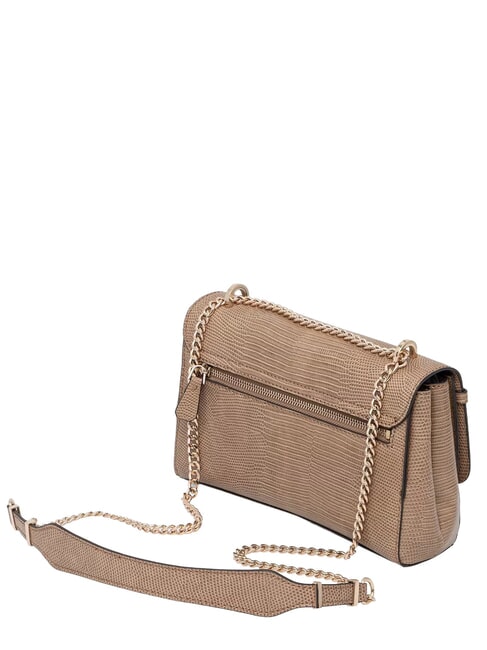 LEONA Schultertasche / Umh&auml;ngetasche BEIGE - Damentaschen