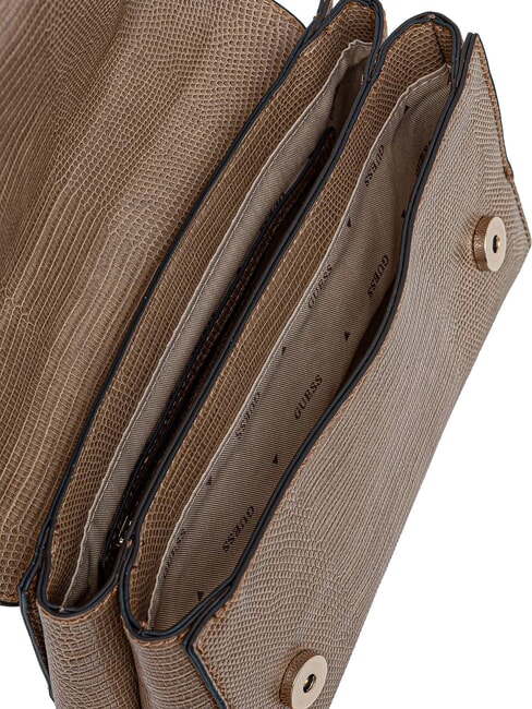 LEONA Schultertasche / Umh&auml;ngetasche BEIGE - Damentaschen