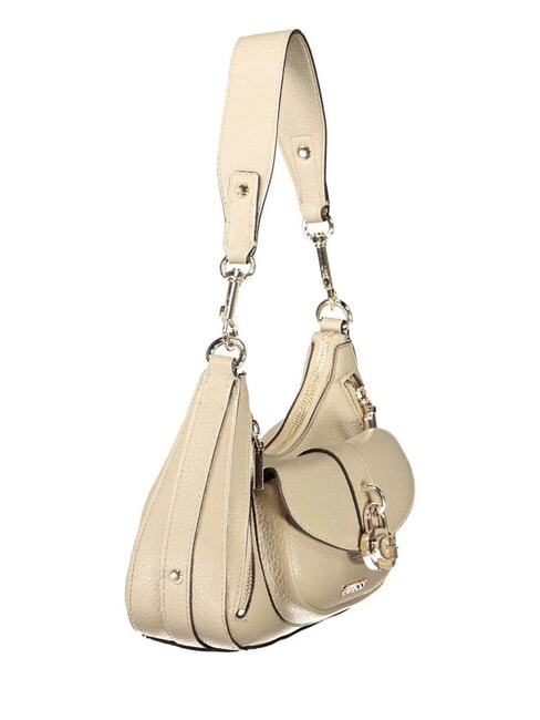 JESSA Hobo-Schultertasche Taupe - Damentaschen