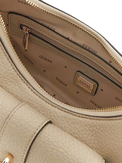 JESSA Hobo-Schultertasche Taupe - Damentaschen