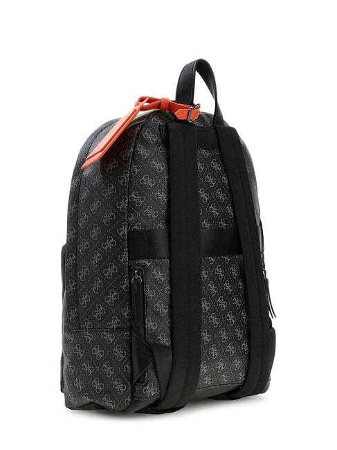 MILANO2 4G Print Rucksack dunkles Schwarz - Rucks&auml;cke f&uuml;r Schule &amp; Freizeit