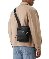 GUESS MONACO Ledertasche SCHWARZ - Umh&auml;ngetaschen Herren - 4