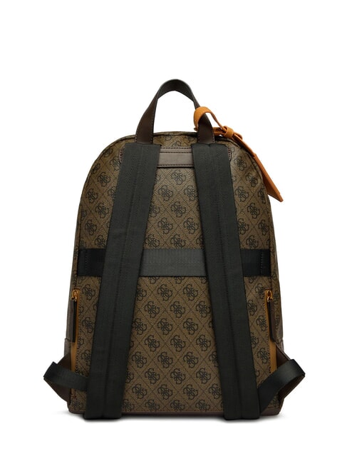 MILANO2 4G Print Rucksack Kaffee - Rucks&auml;cke f&uuml;r Schule &amp; Freizeit