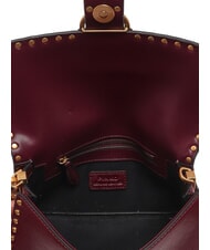 PINKO LOVE ONE SLOUCHY Mini-Schultertasche intensives Johannisbeer-Antikgold - Damentaschen - 4