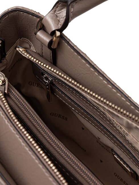 SALLY Handtasche mit Schulterriemen dunkles Taupe - Damentaschen