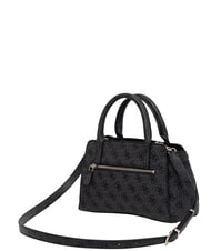 GUESS LEONA M Handtasche mit Schulterriemen Kohle - Damentaschen - 3