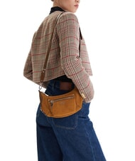GUESS MARSHA Schultertasche aus Wildleder COGNAC - Damentaschen - 2