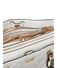 GUESS SALLY Handtasche mit Schulterriemen Wei&szlig; - Damentaschen - 4