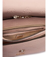 GUESS ANISE Mini-Schultertasche / Umh&auml;ngetasche hellrosa Logo - Damentaschen - 4