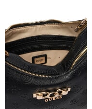GUESS ANISE Umh&auml;ngetasche schwarzes Logo - Damentaschen - 4