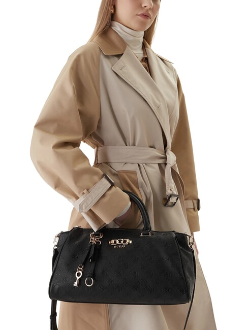 ANISE Handtasche mit Schulterriemen schwarzes Logo - Damentaschen