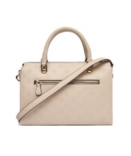 GUESS DITA Handtasche mit Schulterriemen helltaupefarbenes Logo - Damentaschen - 3