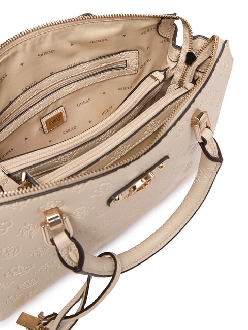 DITA Handtasche mit Schulterriemen helltaupefarbenes Logo - Damentaschen