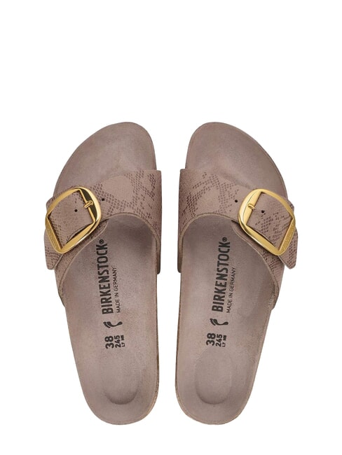 MADRID BIG BUCKLE Anatomische Sandalen Python-Strahl - Damenschuhe