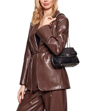GUESS SERENOVA Mini-Schultertasche / Umh&auml;ngetasche SCHWARZ - Damentaschen - 3